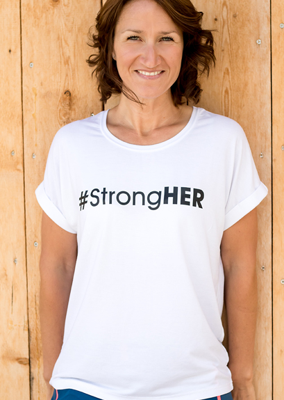 StrongHER_T-Shirt weiß