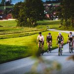 Rennradfahren in der Gruppe