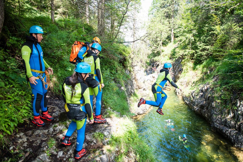 Canyoning beim Womens Summer Festival