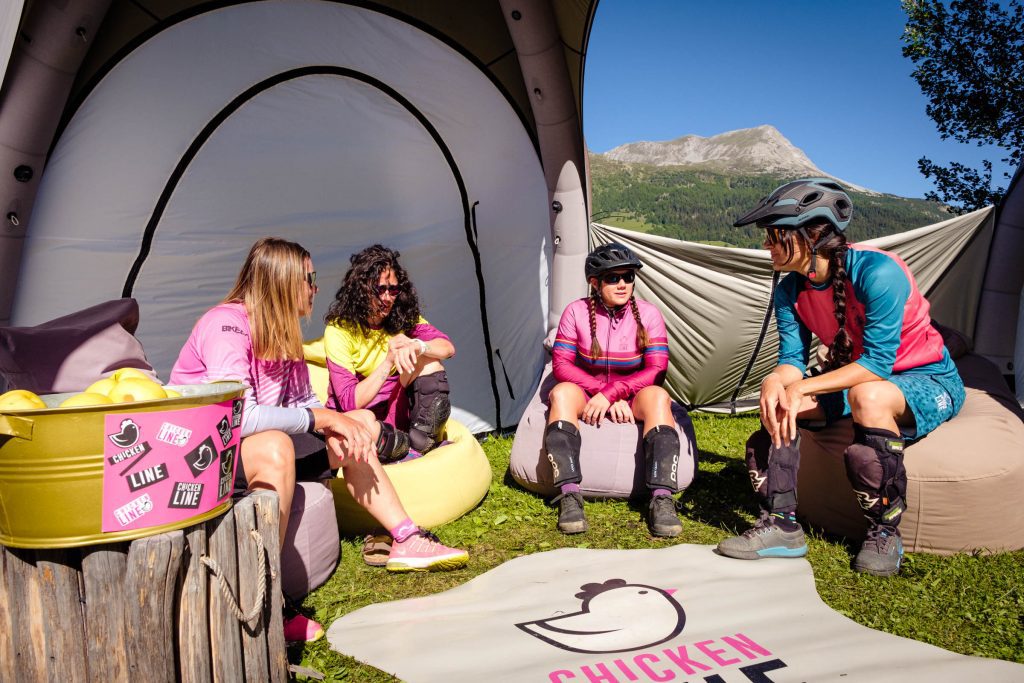 Chicken Line beim Women's Bike Camp von sportingWOMEN